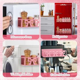 2 Pack Bow Magnetic Spice Rack for Refrigerator Metal Magnet Basket Shelf for Fridge Seasoning Storage Organizers Home Decor Kitchen Accessories 2 Pack Bow Magnetic Spice Rack for Refrigerator Metal Magnet Basket Shelf for Fridge Seasoning Storage Organizers Home Decor Kitchen Accessories